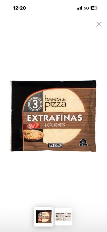 Base pizzas