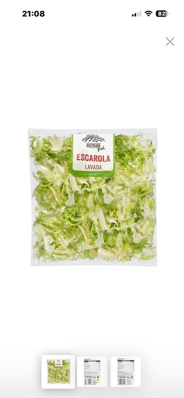 Escarola lavada