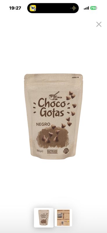 Gotas de chocolate