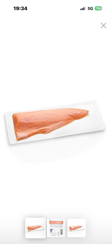 Medio salmón