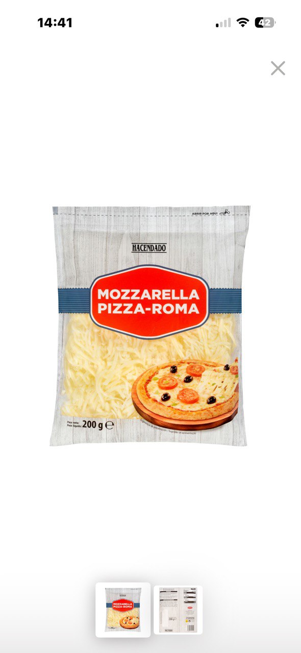 Mozzarela pizza Roma